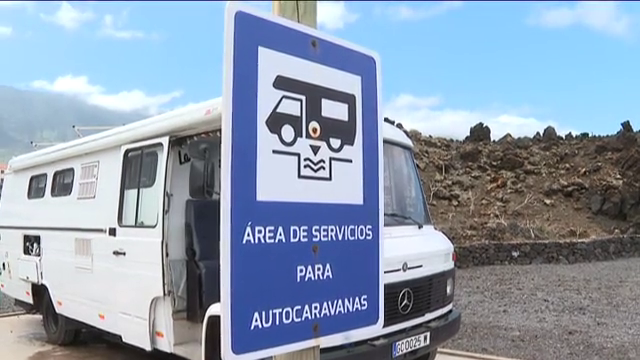 El Hierro estrena en La Frontera nueva área de servicio para caravanas