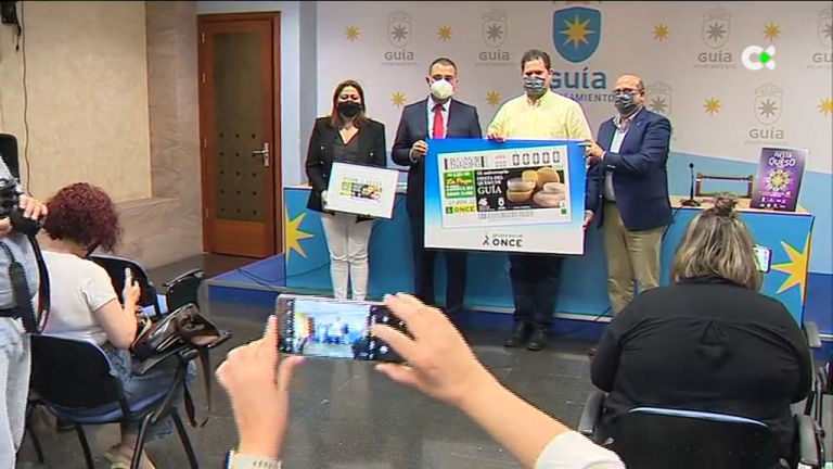 La ONCE celebra el 45 aniversario de la Fiesta del Queso de Guía con su cupón del jueves