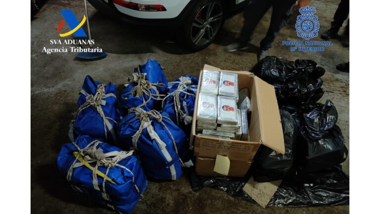 Intervenidos 165 kilos de cocaína ocultos en un buque llegado a Tenerife desde Argentina