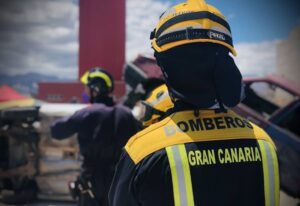 Imagen de archivo de un bombero de Gran Canaria
