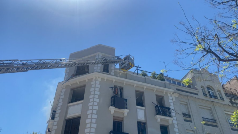 Un escape de gas, principal hipótesis de la explosión en un edificio de Madrid
