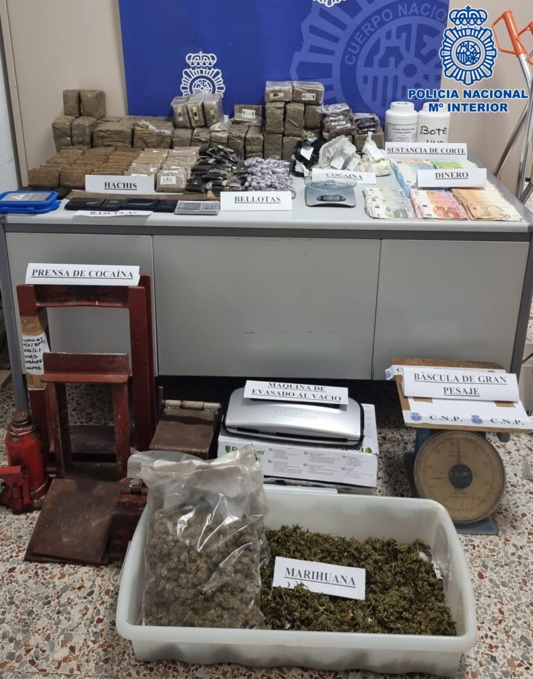 Desarticulada una organización criminal de tráfico de drogas en la provincia de Santa Cruz de Tenerife