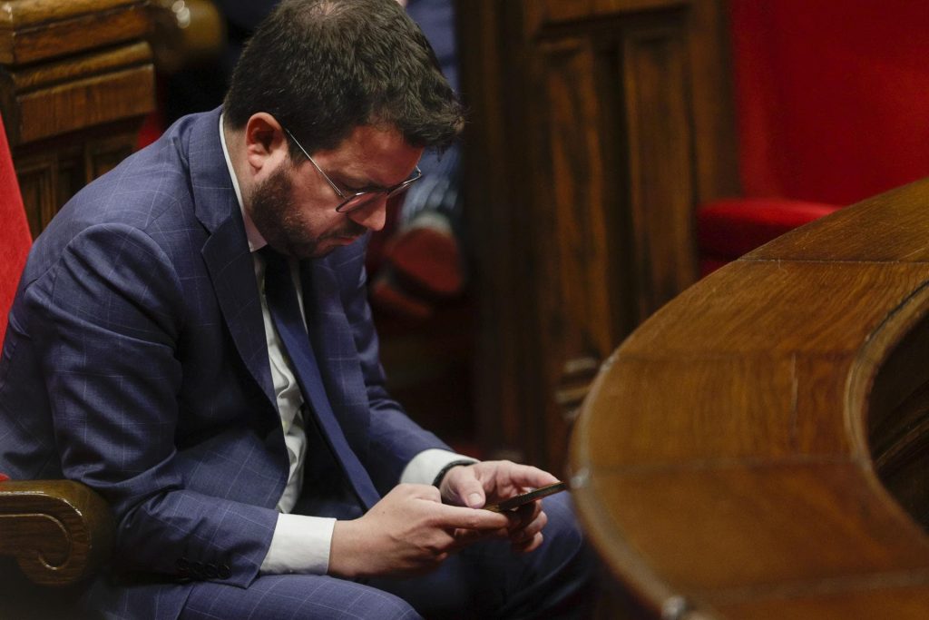 Aragonès prevé querellarse por el espionaje de Pegasus