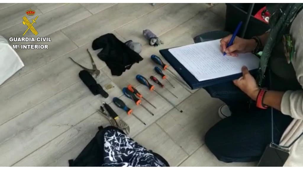 Cae un grupo criminal especializado en robos en viviendas
