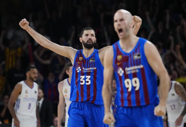 71-69. El Barça empata la final de la Liga Endesa de baloncesto tras vencer al Madrid