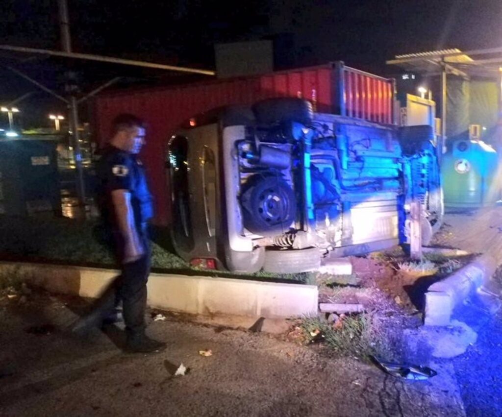 Un conductor se da a la fuga de un accidente en Gran Canaria tras dar positivo en alcohol