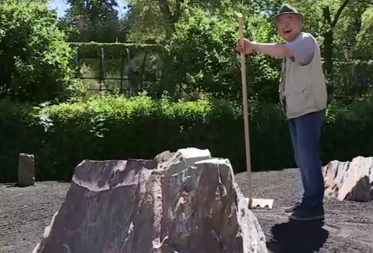 El Botánico de Madrid inaugura un jardín zen con cenizas del volcán de La Palma