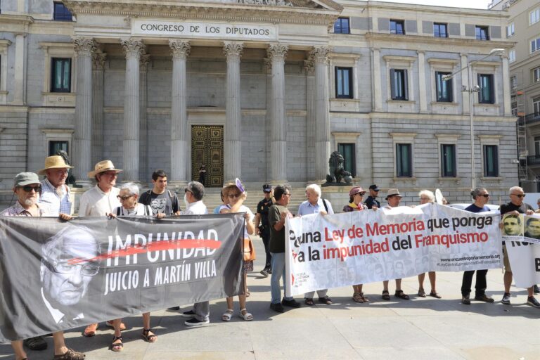Podemos, Bildu y ERC salen del pleno en el turno de Vox en el debate de la ley de Memoria Democrática