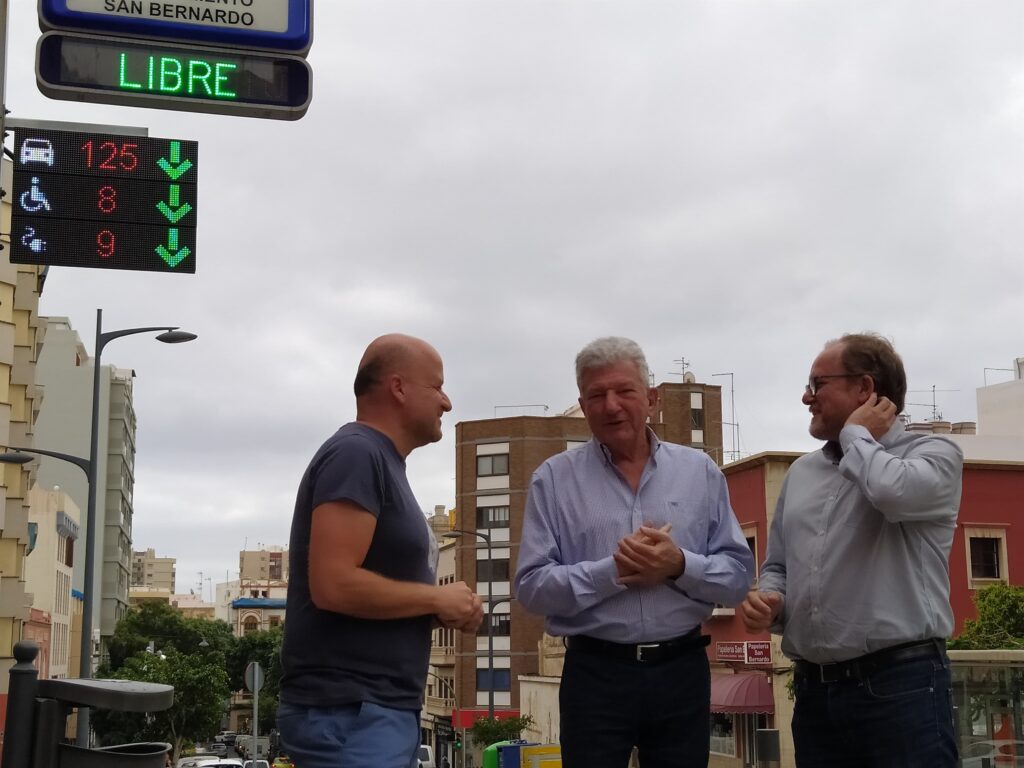 El parking de San Bernardo, en Gran Canaria, se moderniza con sensores de ocupación de plazas