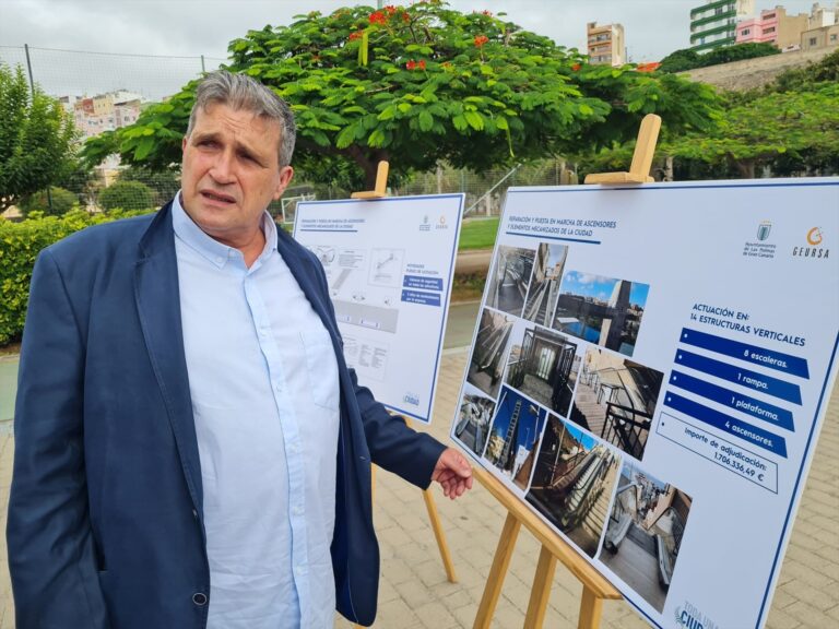 Las Palmas de Gran Canaria invertirá más de 1,7 millones en rehabilitar las estructuras de movilidad vertical