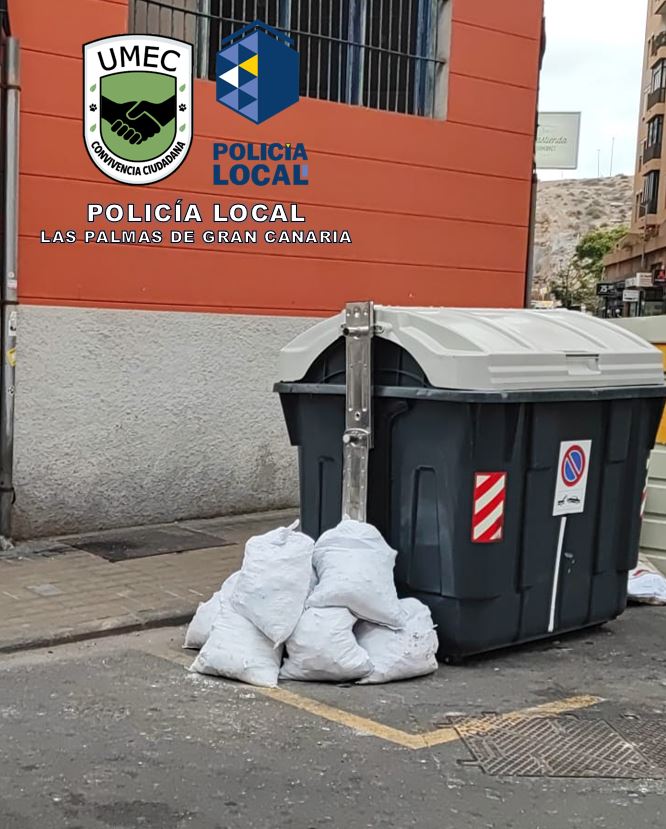 Imagen de uno de los vertidos de escombros en Guanarteme