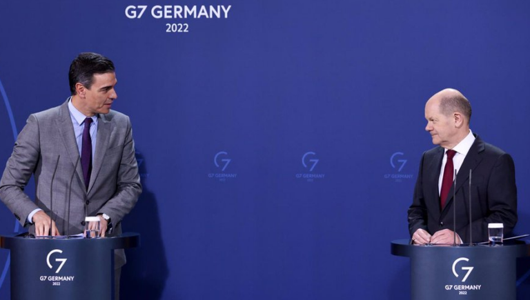 Sánchez garantiza a Scholz la solidaridad energética de España con Alemania