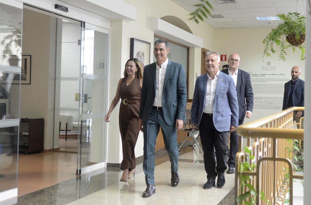 Sánchez en Lanzarote. 8 agosto 2022