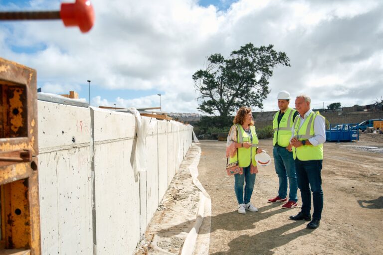 4.000 bloques de hormigón reforzarán la GC-1 a su paso por la Avenida Marítima