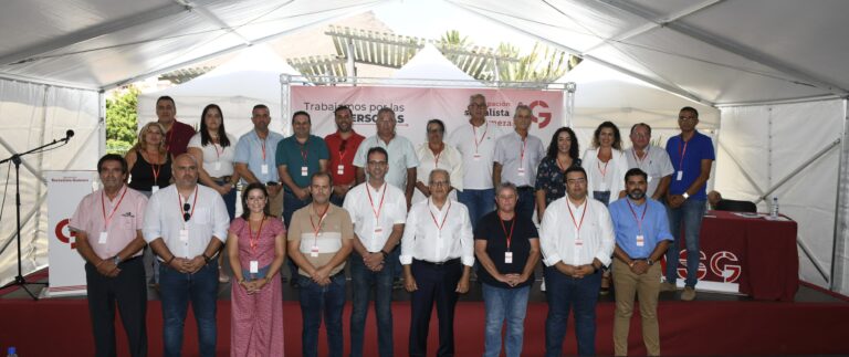 El tercer congreso de la Agrupación Socialista Gomera ratifica a Casimiro Curbelo como secretario general