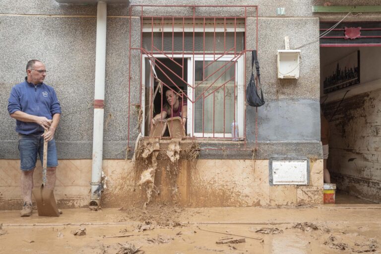 Las tormentas dejan un muerto en Murcia
