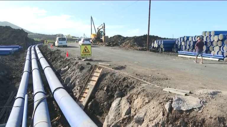 Las obras para transportar agua del norte a sur marchan a buen ritmo