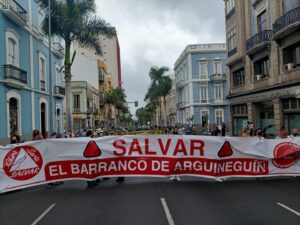 La Plataforma Salvar Chira-Soria se manifiesta este sábado para "salvar" el barranco de Arguineguín, Gran Canaria