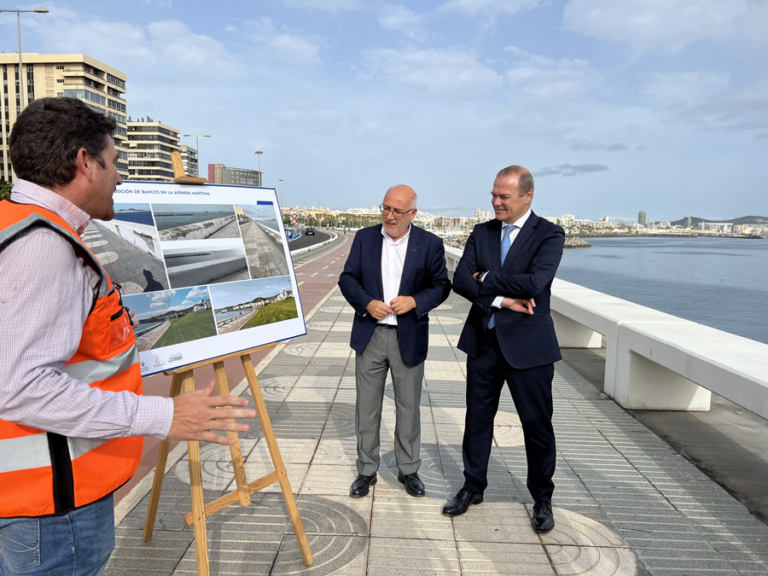 Reponen 942 bancos de la Avenida Marítima de Las Palmas de Gran Canaria