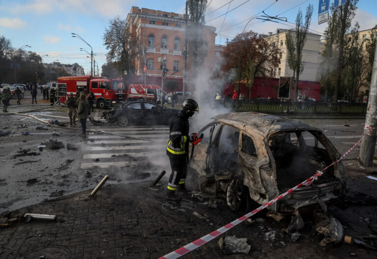 Varias explosiones en el centro de Kiev