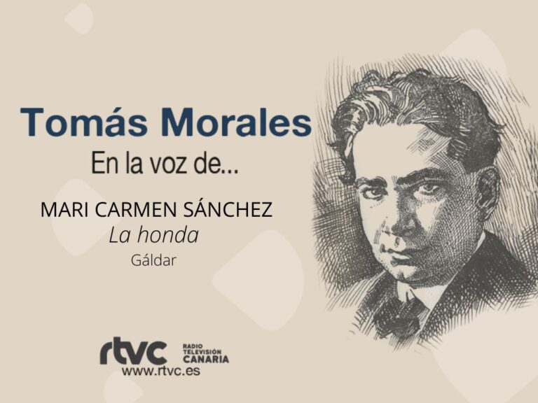 Poema de Tomás Morales «La honda»