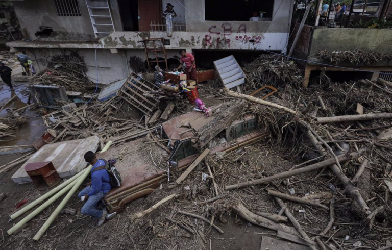 Ascienden a 54 los muertos por la riada de Las Tejerías, en Venezuela