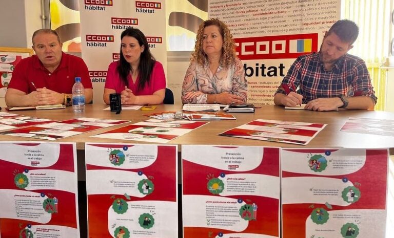 CCOO reclama que la calima se evalúe como riesgo en el trabajo