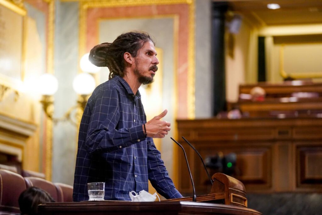 Alberto Rodríguez, en el Congreso de los Diputados