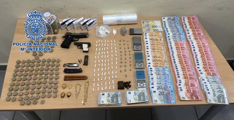Detenidos tres hombres por tráfico de drogas en Las Remudas, en Telde