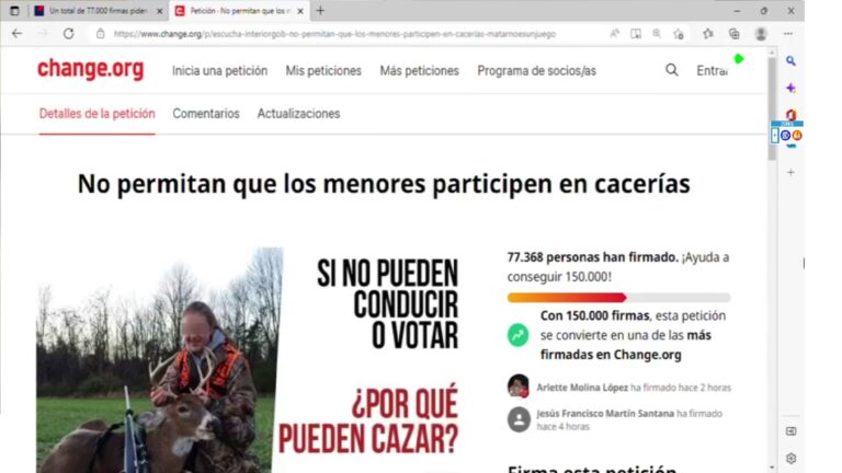 La Fundación Franz Weber busca prohibir la caza para los menores de edad