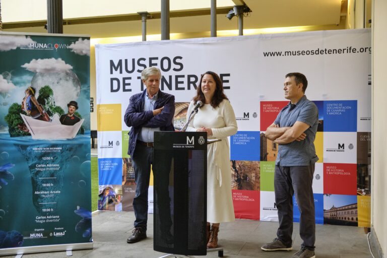 Muna Clown traslada el mundo del payaso al Museo de la Naturaleza y la Arqueología