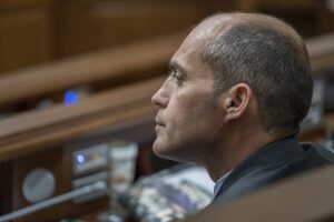 El presidente de la Asamblea Herreña, David Cabrera,