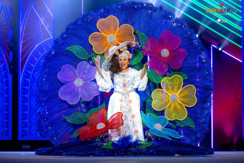 América González González, Reina de los Mayores del Carnaval de Santa Cruz de Tenerife