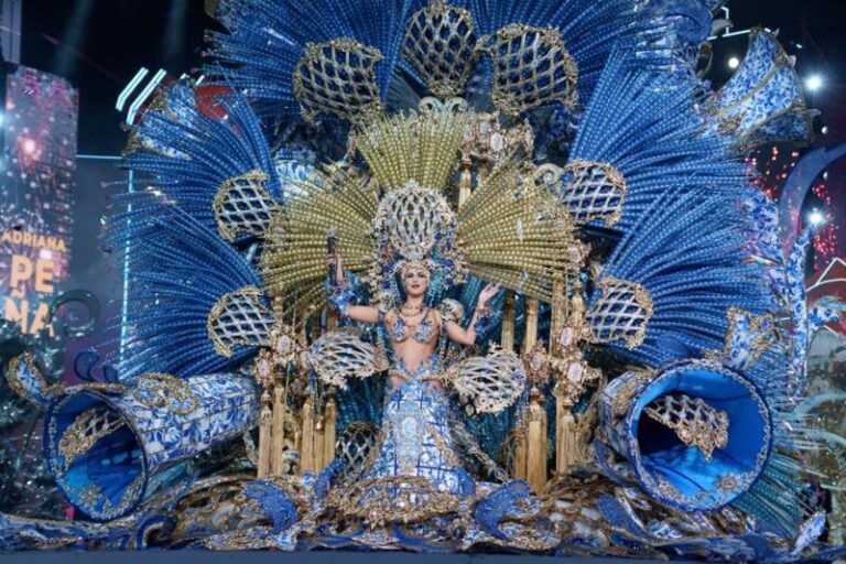 El Carnaval de Santa Cruz de Tenerife ya tiene reina, Adriana Peña con la fantasía «Lisboa»
