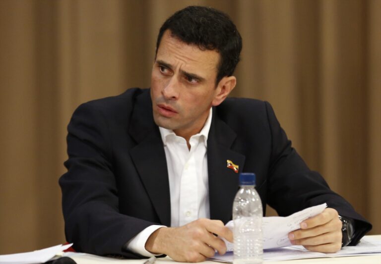 Capriles propone al Gobierno de Venezuela negociar una «mejora» de las condiciones electorales