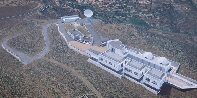 Un radiotelescopio para analizar el cambio climático