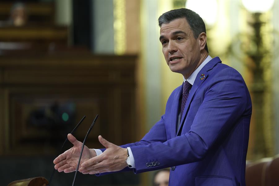 Sánchez moción censura. Efe