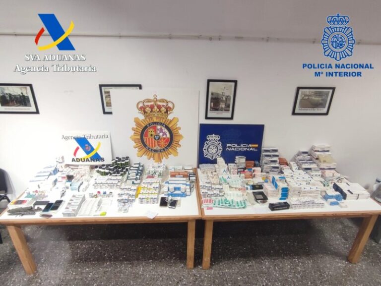 Detenida en Canarias parte de una organización criminal dedicada al tráfico de anabolizantes