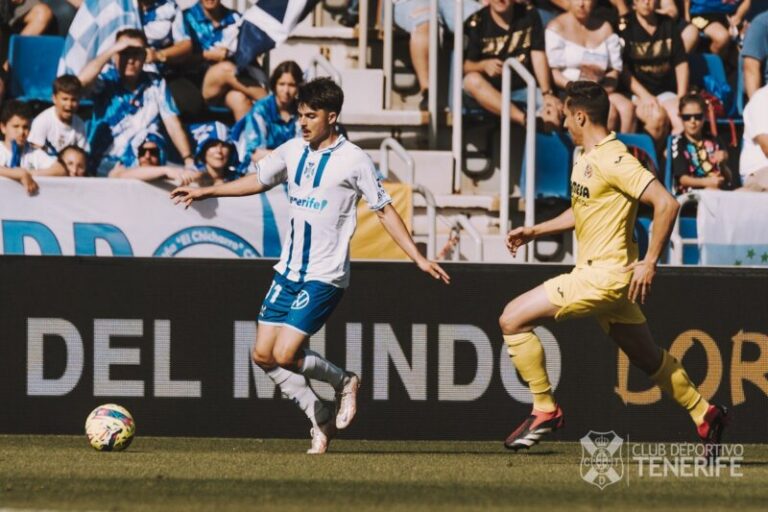 El Tenerife empata con un diezmado Villarreal B con agónico tanto
