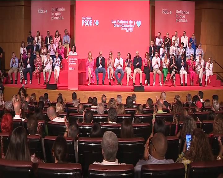 El PSOE ha presentado este domingo sus candidaturas a la isla de Gran Canaria