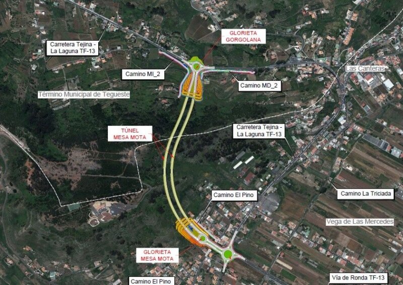 Doble túnel en Mesa Mota para descongestionar la Vía de Ronda