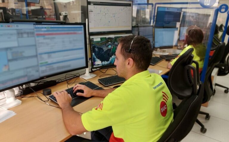Motorista resulta herido tras un accidente en Adeje, Tenerife