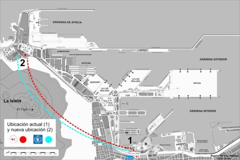 El derribo de las naves de Cruz Roja y PMA será en 2025