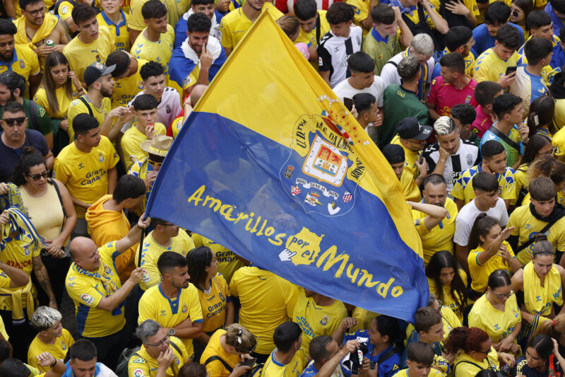 El partido Las Palmas-Alavés, en imágenes