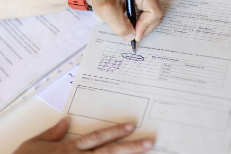 firma de hipotecas sobre vivienda