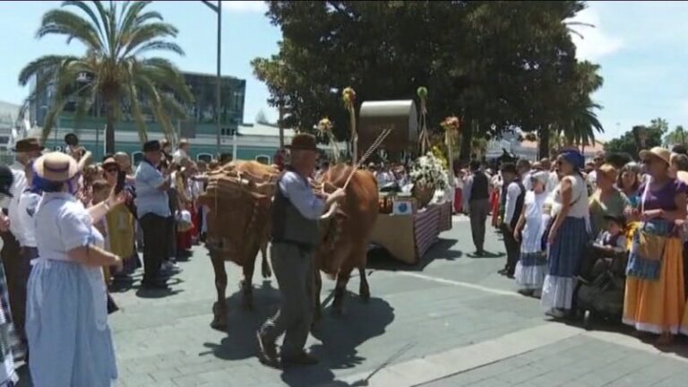Tradicional Paseo Romero por el Día de Canarias en la capital grancanaria