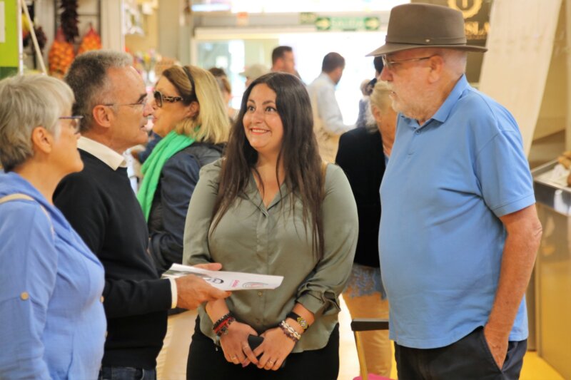 Imagen último día de campaña de los candidatos de Unidas Si Podemos Laura Fuentes y Manuel Marrero
