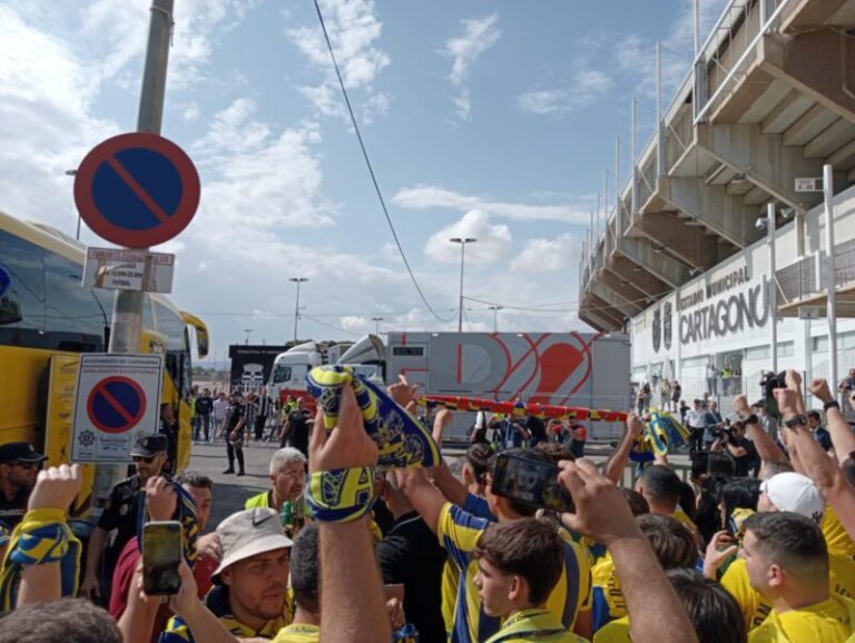 El partido entre el FC Cartagena y UD Las Palmas en imágenes