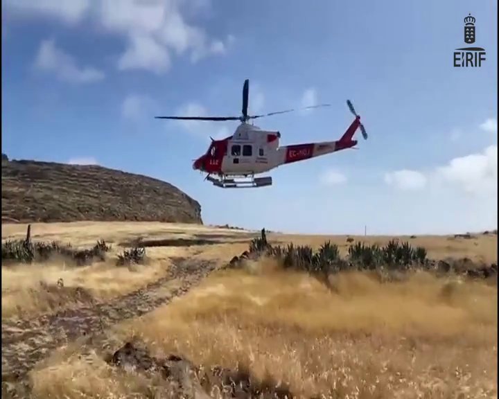 El conato de incendio de La Palma afectó a 1,4 hectáreas de terreno