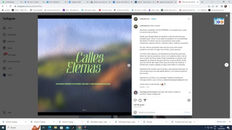 Calles Eternas para mantener lo que el volcán quiso olvidar